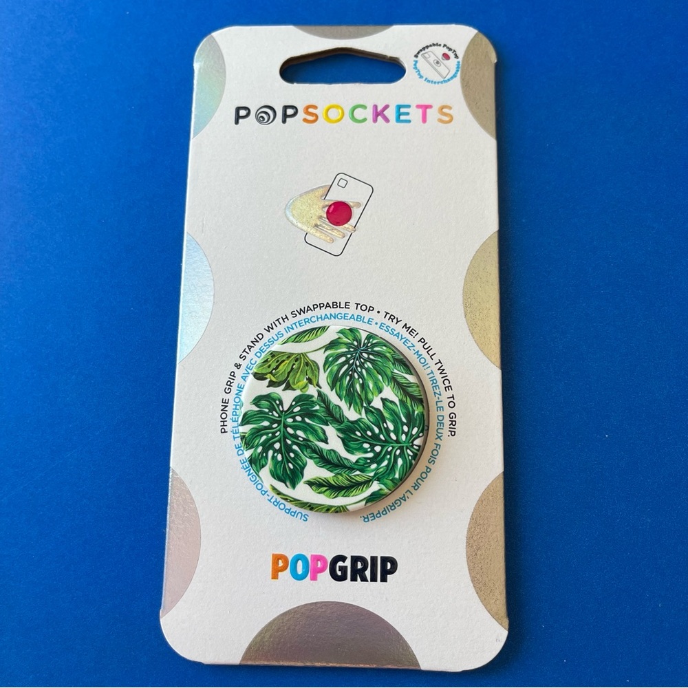 Popsocket - Monstera Deliciosa (PALM LEAVES)